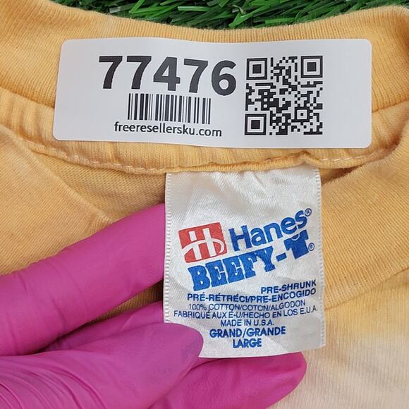 Vintage 1992 Funny Mouse Shirt Large 21x26 Pink The-Big-Dig - Picture 7 of 14